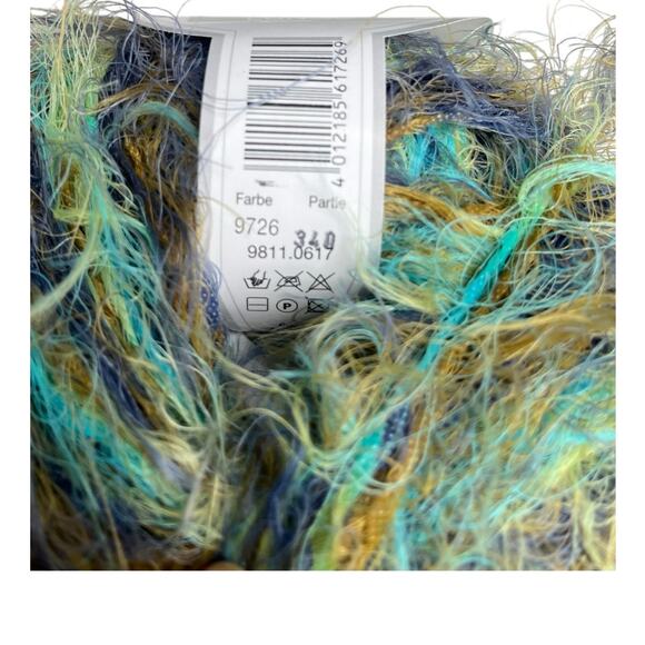 3 skeins Gedifra TECNO HAIR LUNGO Eyelash Yarn | Purple, Green, Orange - Picture 8 of 8